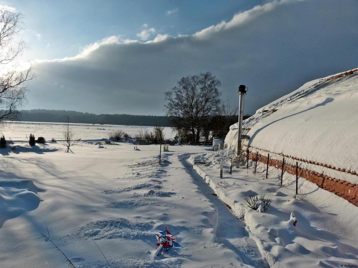 "Balmgarten" Im Naturpark Usedom, Bio Solarhaus Mit Grossem Garten Exterior foto